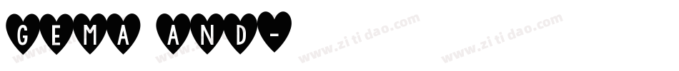 gema and字体转换